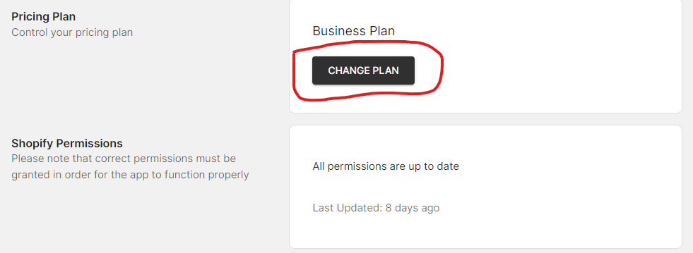 Change Plan